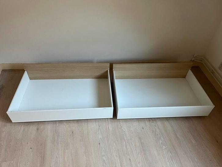 2x IKEA Malm bedlades - Perfecte opbergruimte!, Huis en Inrichting, Kasten | Kledingkasten, Gebruikt, Minder dan 100 cm, 50 tot 100 cm