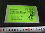 sticker valkenswaard snelreiniging carla van lierop (groen), Verzamelen, Ophalen, Zo goed als nieuw