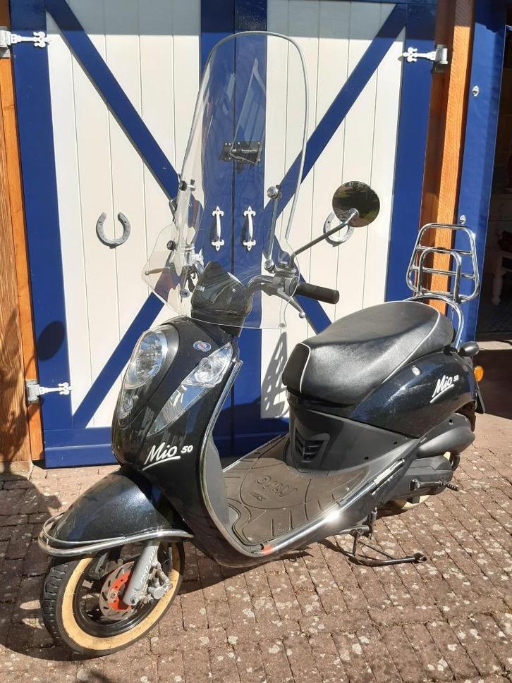 Klassieke MIO Snor scooter, Fietsen en Brommers, Scooters | SYM, Gebruikt, Mio, Maximaal 25 km/u, Benzine, Ophalen