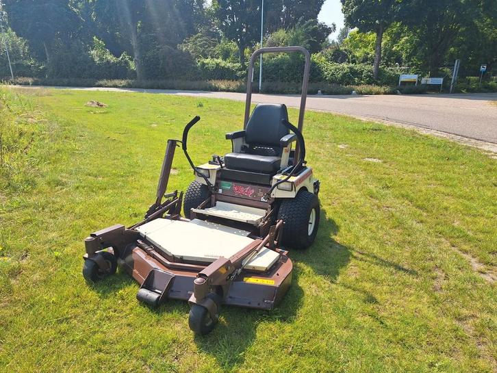 Grasshopper 620 2 cil benzine 132 cm mulchdek, Tuin en Terras, Zitmaaiers, Gebruikt, 120 cm of meer, Elektrische starter, Mulchfunctie