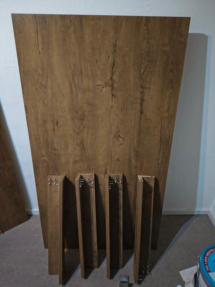 JYSK eettafel - 90x160 cm - Gedemonteerd, Huis en Inrichting, Tafels | Eettafels, 50 tot 100 cm, 150 tot 200 cm, Rechthoekig, Ophalen