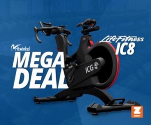 Life Fitness ICG IC8 spinbike, Sport en Fitness, Fitnessapparatuur, Nieuw, Spinningfiets, Benen, Metaal, Ophalen