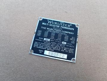 Type Plaatje Wurlitzer 2610 (1959) jukebox beschikbaar voor biedingen