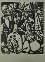 Aad de Haas (1920-1972) - De dood en het meisje, Ophalen of Verzenden