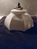 Antiek lampenkapje met koperenfitting, Antiek en Kunst, Antiek | Goud en Zilver, Ophalen of Verzenden