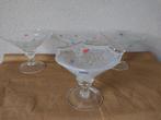 4 prachtige ijscoupes Leonardo Millefiori/Murano, Antiek en Kunst, Ophalen of Verzenden