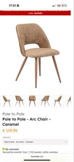 2x Polewolf Arc Eetkamerstoelen - Nieuw!, Twee, Bruin, Nieuw, Ophalen of Verzenden