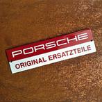 Emaille Schild PORSCHE Garage Dealer Reclamebord Vintage Oud, Verzenden, Gebruikt, Reclamebord
