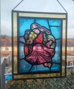 Vintage raamhanger glas in lood, Ophalen of Verzenden