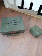 Wo2 spare parts dozen/kisten radio en jeep US/Brits, Ophalen of Verzenden, Landmacht, Amerika, Kist of Geocache