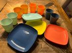 Hema Kinderservies Plastic - 16 delig, Huis en Inrichting, Keuken | Servies, Overige materialen, Ophalen of Verzenden, Zo goed als nieuw