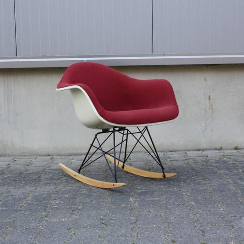 RAR Schommelstoel | Charles Eames | Herman Miller | Vintage, Huis en Inrichting, Stoelen, Gebruikt, Eén, Hout, Kunststof, Stof