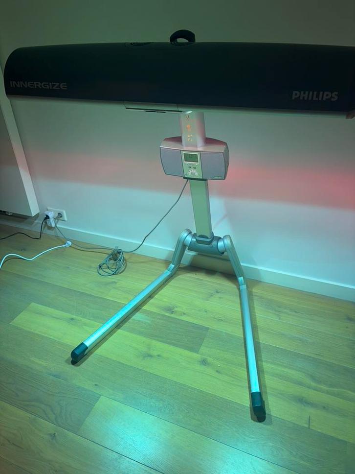 Philips Innergize zonnehemel HB935 + Infrarood, Witgoed en Apparatuur, Zonnebanken en Gezichtsbruiners, Zo goed als nieuw, Zonnebank enkelzijdig