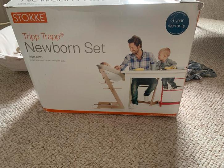 Stokke Tripp Trapp Newborn Set - Zo Goed Als Nieuw!, Kinderen en Baby's, Kinderstoelen, Zo goed als nieuw, Meegroeistoel, Ophalen