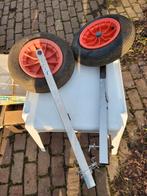 Wieltjes voor rubberboot transport, demontabel., Watersport en Boten, Kano's, Ophalen, Gebruikt, Overige typen