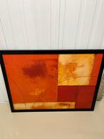 Abstract Schilderij in Frame, 50 tot 75 cm, Ophalen of Verzenden, Zo goed als nieuw, Schilderij