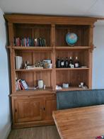 Teak Houten Bibliotheek Kast in zeer goede staat., Ophalen, 200 cm of meer, Zo goed als nieuw, 200 cm of meer