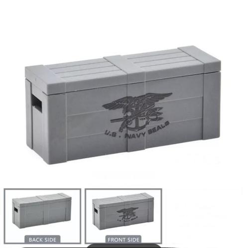 🎁 WW2 Bouwstenen - G18 - 2xUS wapenkist "US Navy Seals " �, Kinderen en Baby's, Speelgoed | Bouwstenen, Nieuw, Overige merken