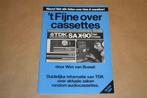 TDK reclame-uitgave over cassettebandjes - 1984, Ophalen of Verzenden, Zo goed als nieuw