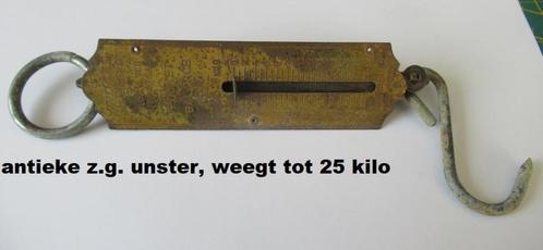 mooie set antieke z.g. UNSTERS, veerbalansen, handwegers, Antiek en Kunst, Antiek | Gereedschap en Instrumenten, Ophalen of Verzenden