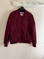 Tommy Hilfiger Denim Jas - Bordeaux Rood, Maat 52/54 (L), Tommy Hilfiger, Ophalen of Verzenden, Zo goed als nieuw