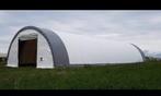 opslagtent/ rondbooghal 26 x 9.75 meter, Ophalen
