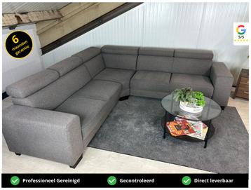 GRATIS LEVERING Hoekbank Taupe/Grijs 270x270 GEREINIGD beschikbaar voor biedingen