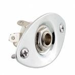 Ovale Jack Plate met output jack en schroeven voor gitaar, Muziek en Instrumenten, Instrumenten | Onderdelen, Ophalen of Verzenden