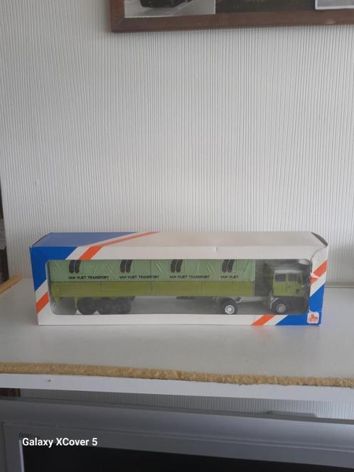 DAF 2800 met Trailer 1.50, Hobby en Vrije tijd, Modelauto's | 1:50, Gebruikt, Bus of Vrachtwagen, Lion Toys, Ophalen of Verzenden
