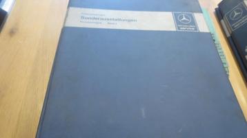 Mercedes oldtimer Handboek Sonderausstattungen Type 126 beschikbaar voor biedingen