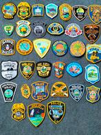 34 police patches emblemen Florida, Embleem of Badge, Ophalen of Verzenden