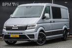 MAN TGE 35 | 140Pk Aut. 3.140 | L3H2 | Dubbel Cabine | 5-per, Auto's, Bestelauto's, Stof, Gebruikt, Zwart, 4 cilinders