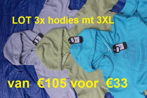 Lot van 3x heren hoodies Tom Tompson 3XL XXXL nieuwmet kaart, Kleding | Heren, Truien en Vesten, Nieuw, Overige maten, Blauw, Verzenden