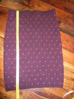 Purdey prachtige rok bordeaux met rood staat L is een S/m, Verzenden, Zo goed als nieuw, Purdey, Knielengte