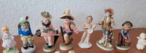 antieke beeldjes bisque porselein vintage oud antiek beeldje, Antiek en Kunst, Antiek | Porselein, Ophalen of Verzenden
