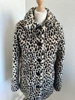 King Louie maat M fluffy panter jas 2358, Kleding | Dames, Maat 38/40 (M), Bruin, Ophalen of Verzenden, Zo goed als nieuw