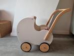 Houten Poppenwagen van dijk toys - Klassiek Speelgoed, Ophalen, Gebruikt, Duw- of Trekspeelgoed