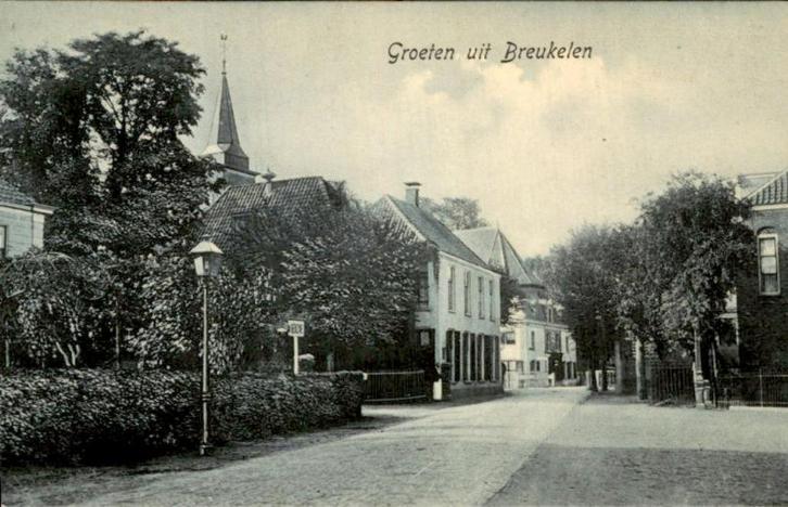 Breukelen - Groeten uit, Verzamelen, Ansichtkaarten | Nederland, Ongelopen, Utrecht, Voor 1920, Ophalen of Verzenden