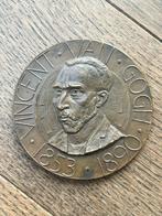 Bronzen munt tbv 100e geboortejaar Vincent van Gogh, Postzegels en Munten, Penningen en Medailles, Ophalen of Verzenden