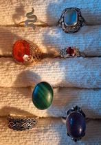 Diverse Ringen Collectie lot / lotje ringen, Sieraden, Tassen en Uiterlijk, Ringen, 19 tot 20, Ophalen of Verzenden, Dame, Zilver