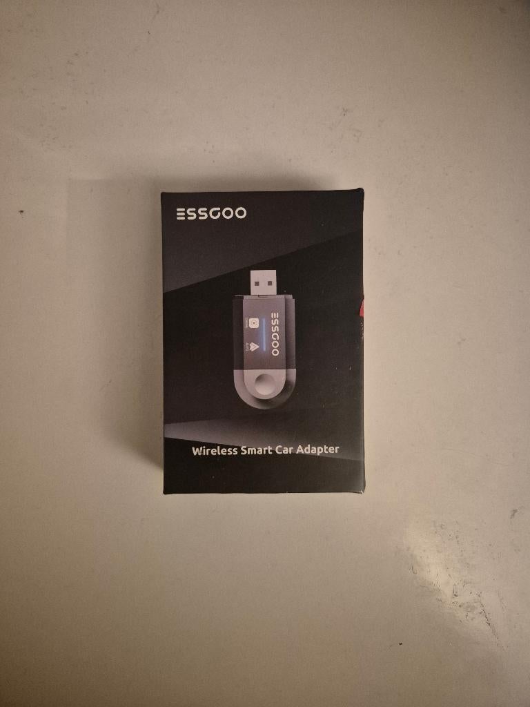 ESSGOO 2-in-1 Wireless CarPlay & Android Auto Adapter, Auto diversen, Auto-accessoires, Nieuw, Ophalen of Verzenden
