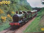 Legpuzzel Engelse stoomtrein GWR 9017, Ophalen of Verzenden, 500 t/m 1500 stukjes, Gebruikt, Legpuzzel