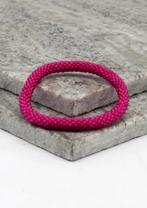 Glaskralen armband - koningsroze - RB206, Overige materialen, Overige kleuren, Verzenden, Nieuw