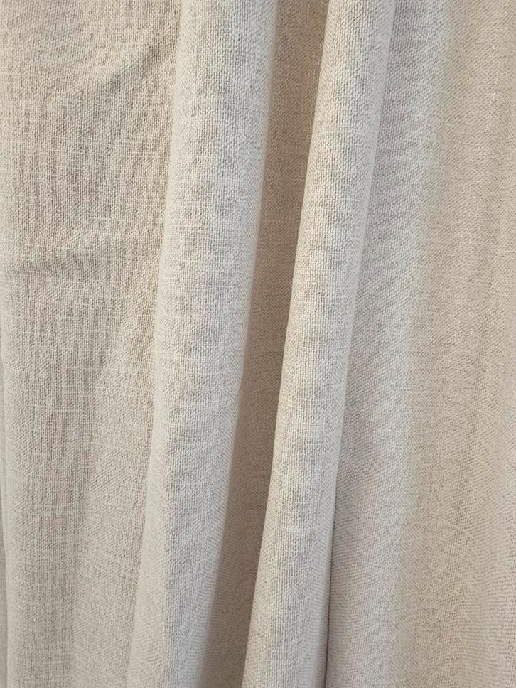 Linnen gordijnen 255 hoog M127, Huis en Inrichting, Stoffering | Gordijnen en Lamellen, Nieuw, 200 cm of meer, 200 cm of meer