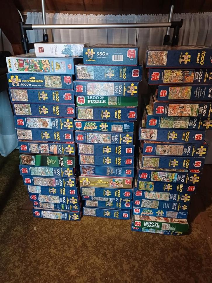 Grote Collectie Van Haasteren Puzzels, Hobby en Vrije tijd, Denksport en Puzzels, Zo goed als nieuw, Legpuzzel, 500 t/m 1500 stukjes
