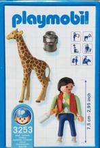 Vintage Playmobil 3253 dierenverzorgster giraf, Ophalen of Verzenden, Gebruikt, Los playmobil