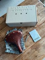 Brooks leren zadel - Bruin, Fietsen en Brommers, Fietsonderdelen, Ophalen of Verzenden, Gebruikt, Algemeen, Zadel