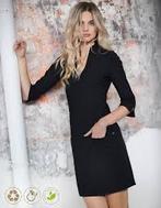 LaDress Sade XL zwart zgan jurk travelstof, Kleding | Dames, Jurken, LaDress, Knielengte, Ophalen of Verzenden, Zo goed als nieuw