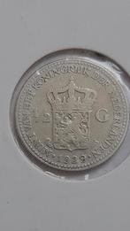 mooie 1/2 gulden 1929 Wilhelmina - zilver 5gr, Ophalen of Verzenden, Koningin Wilhelmina, 1 gulden, Zilver