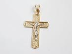 Gouden Corpus Christus Kruis Hanger Heren | 18 Karaat, Sieraden, Tassen en Uiterlijk, Kettinghangers, Ophalen of Verzenden, Zo goed als nieuw